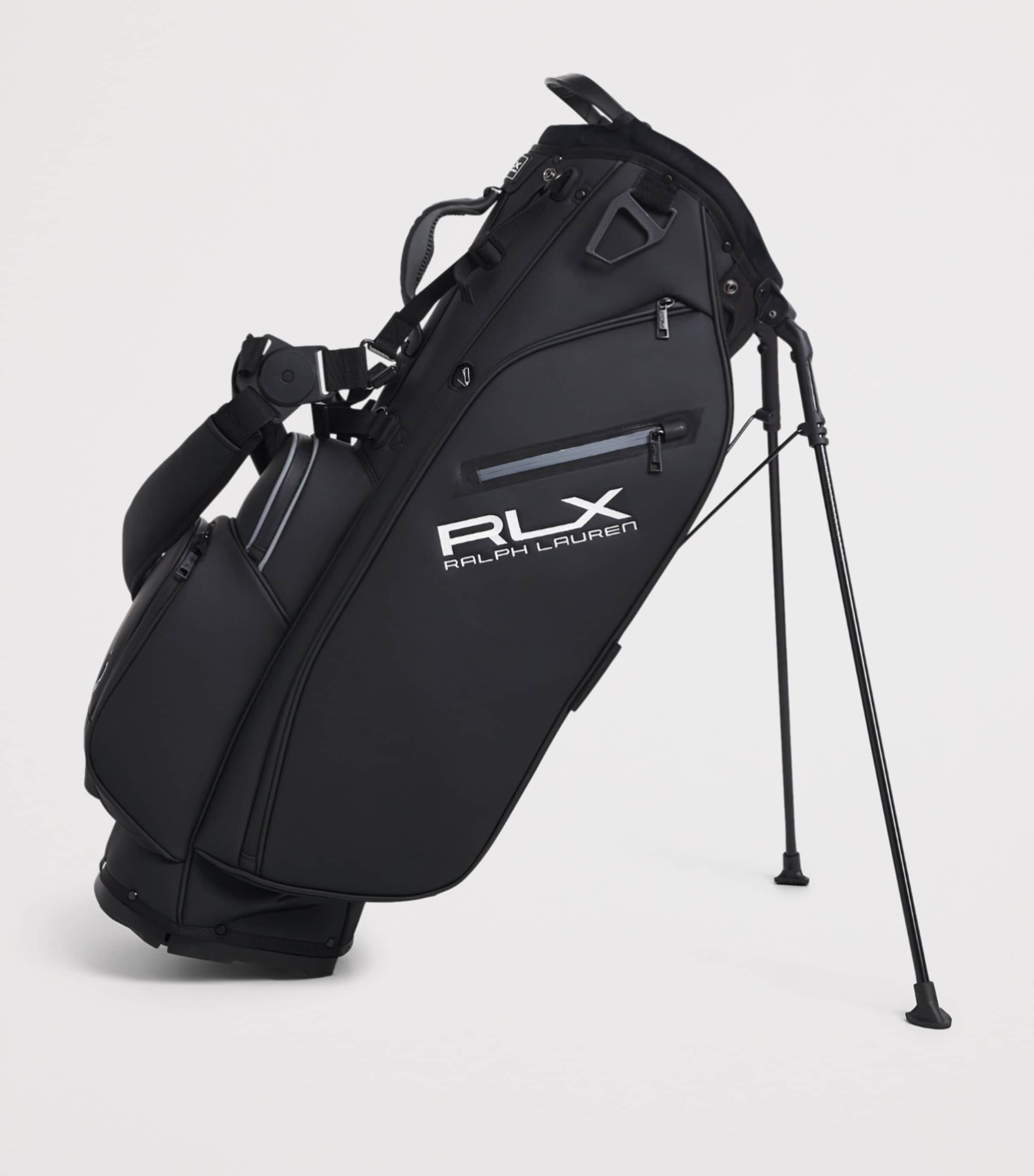 RLX Ralph Lauren Mens Logo Golf Stand Bag Black Image 3