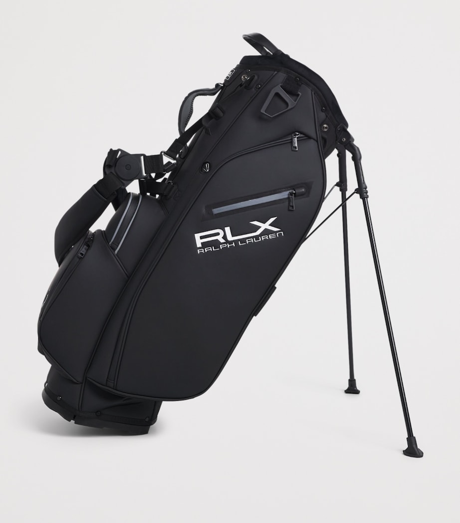 RLX Ralph Lauren Mens Logo Golf Stand Bag Black Image 3