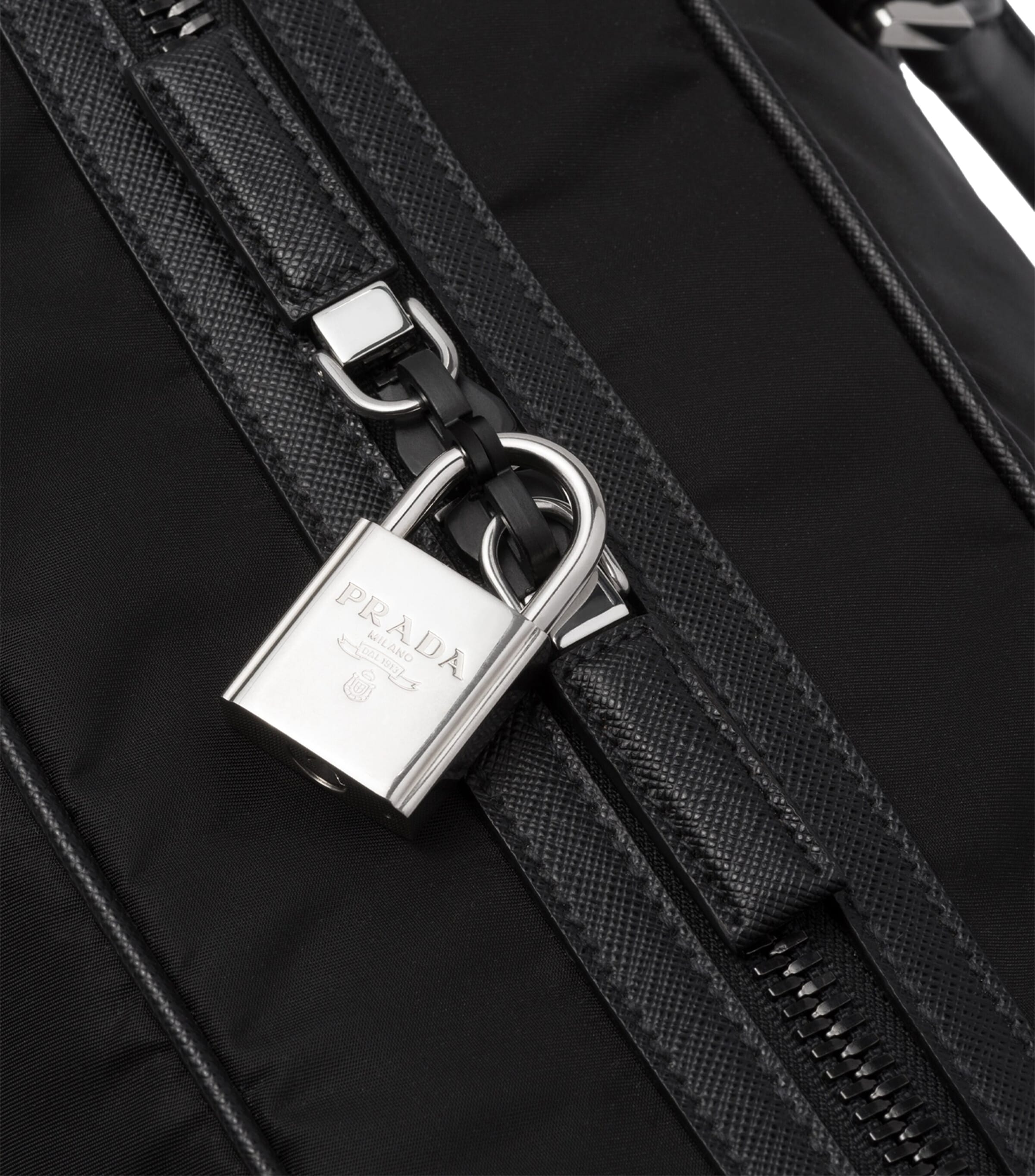 Prada Black Re-Nylon Duffle Bag | Harrods UK Prada Black Re-Nylon Duffle Bag | Harrods UK