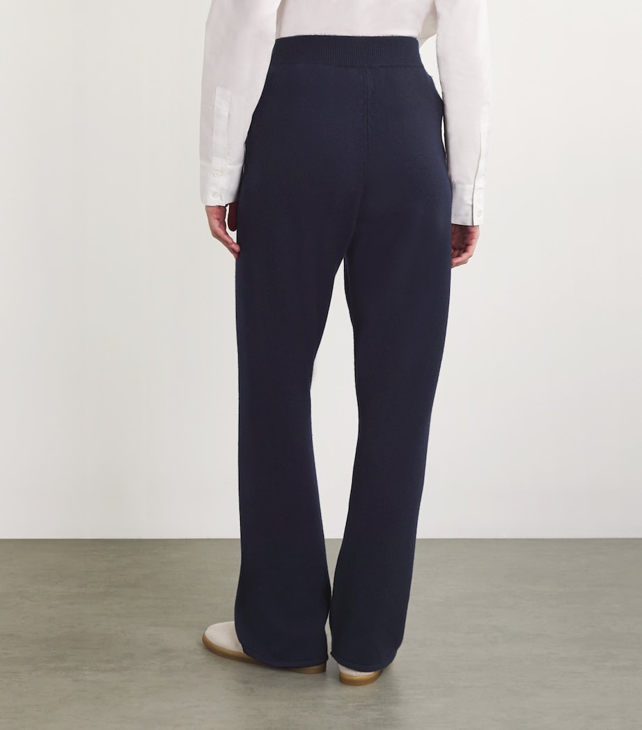 Cashmere Wide-Leg Sweatpants T&D NAVY Image 4