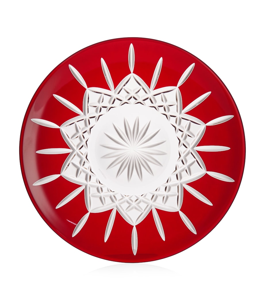 Lismore Red Decorative Plate (30cm) RED Image 6