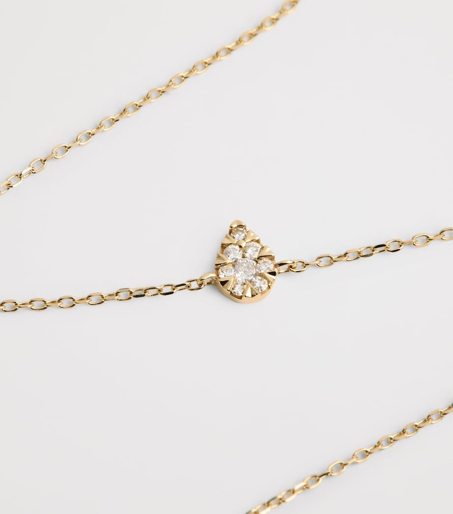 Yellow Gold and Diamond Floating Bracelet  YELLOW GOLD Image 6