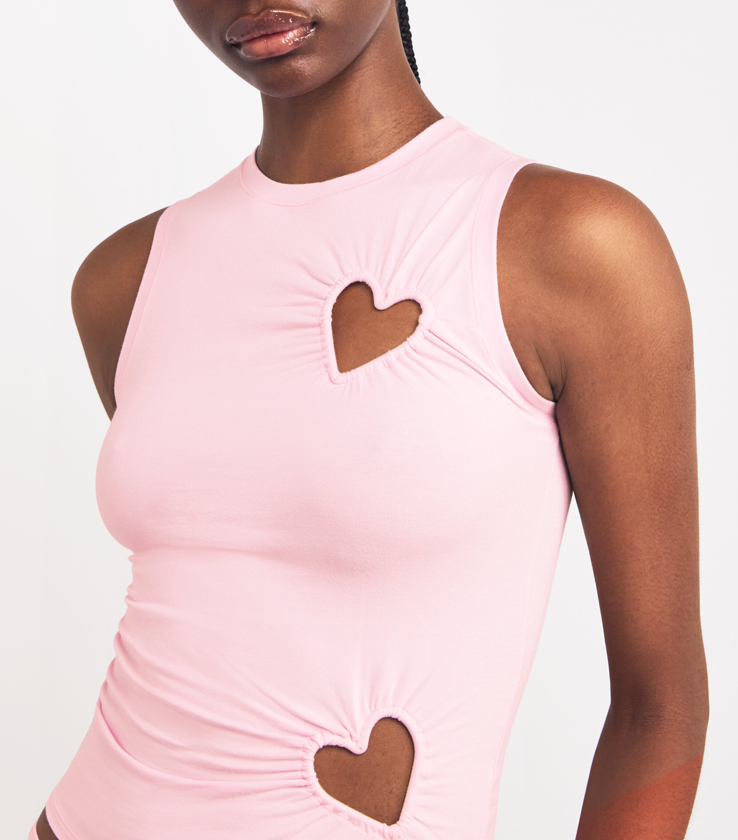最新入荷 Skims Stretch-Cotton Jersey Heart Tank Top | Harrods US トップス