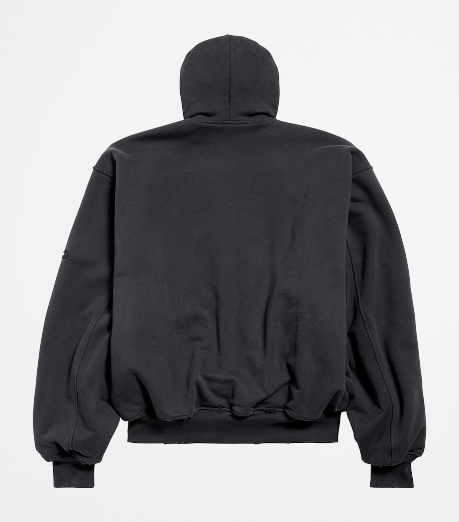 Cotton Hooded Bomber Jacket 8190 Image 2