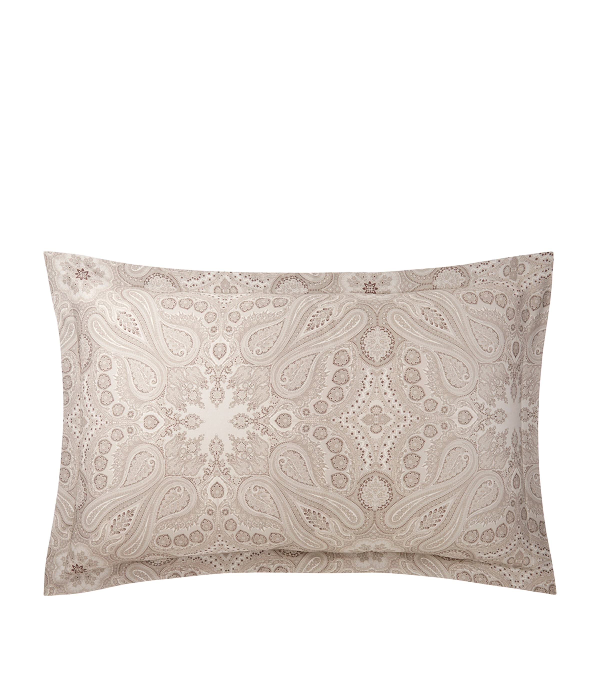 Ralph Lauren Home Beaumont King Oxford Pillowcase (54cm x 94cm) Stone Image 1