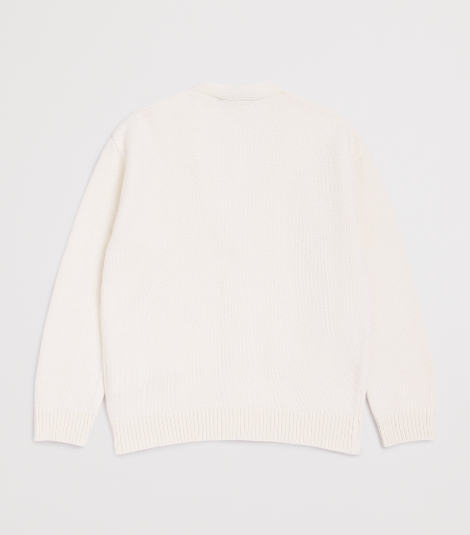 Knit Medusa '95 Cardigan (6-14 Years) 1W470WHITE Image 2