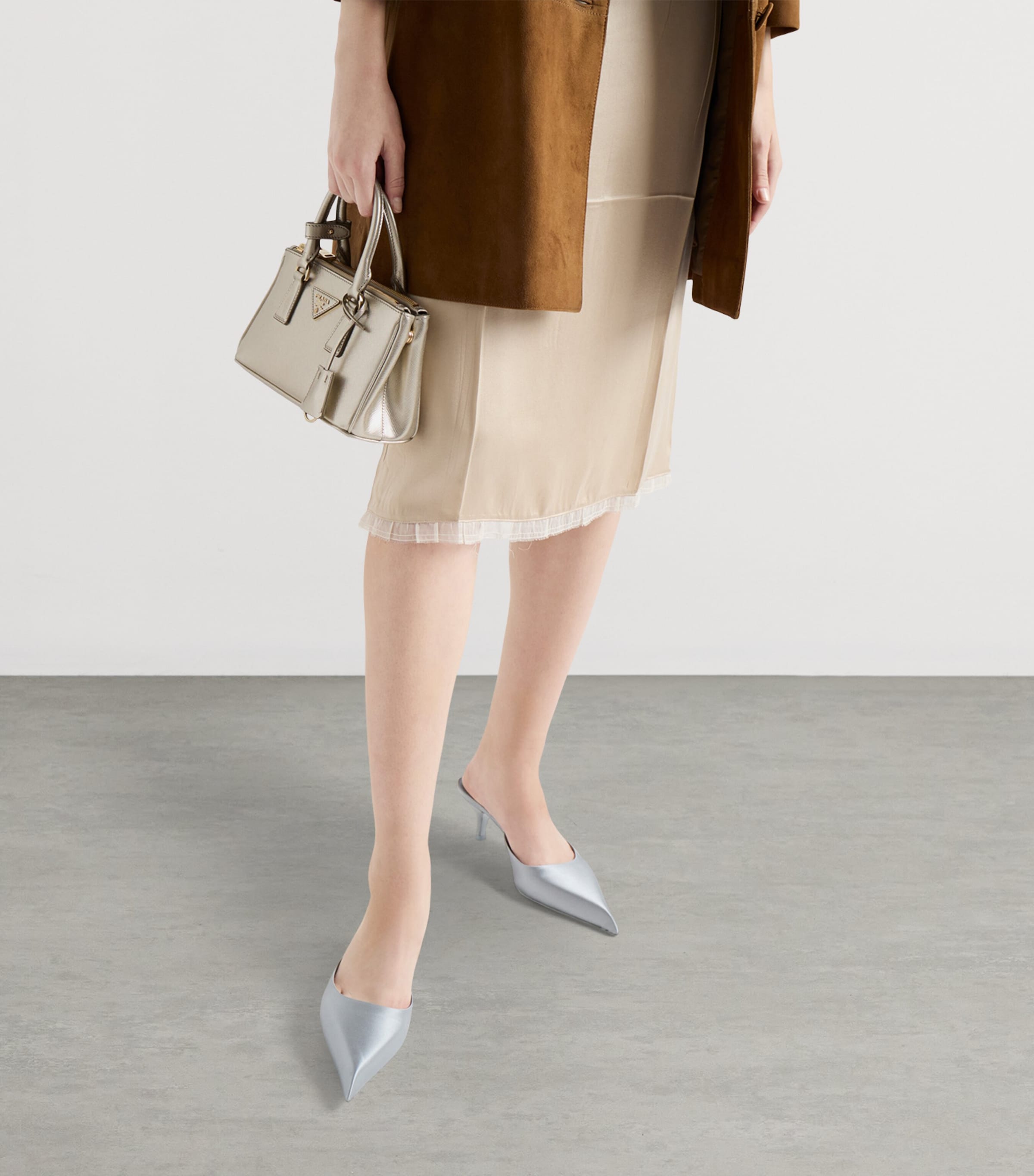 Mini Patent Saffiano Leather Galleria Top-Handle Bag F0846 Image 2