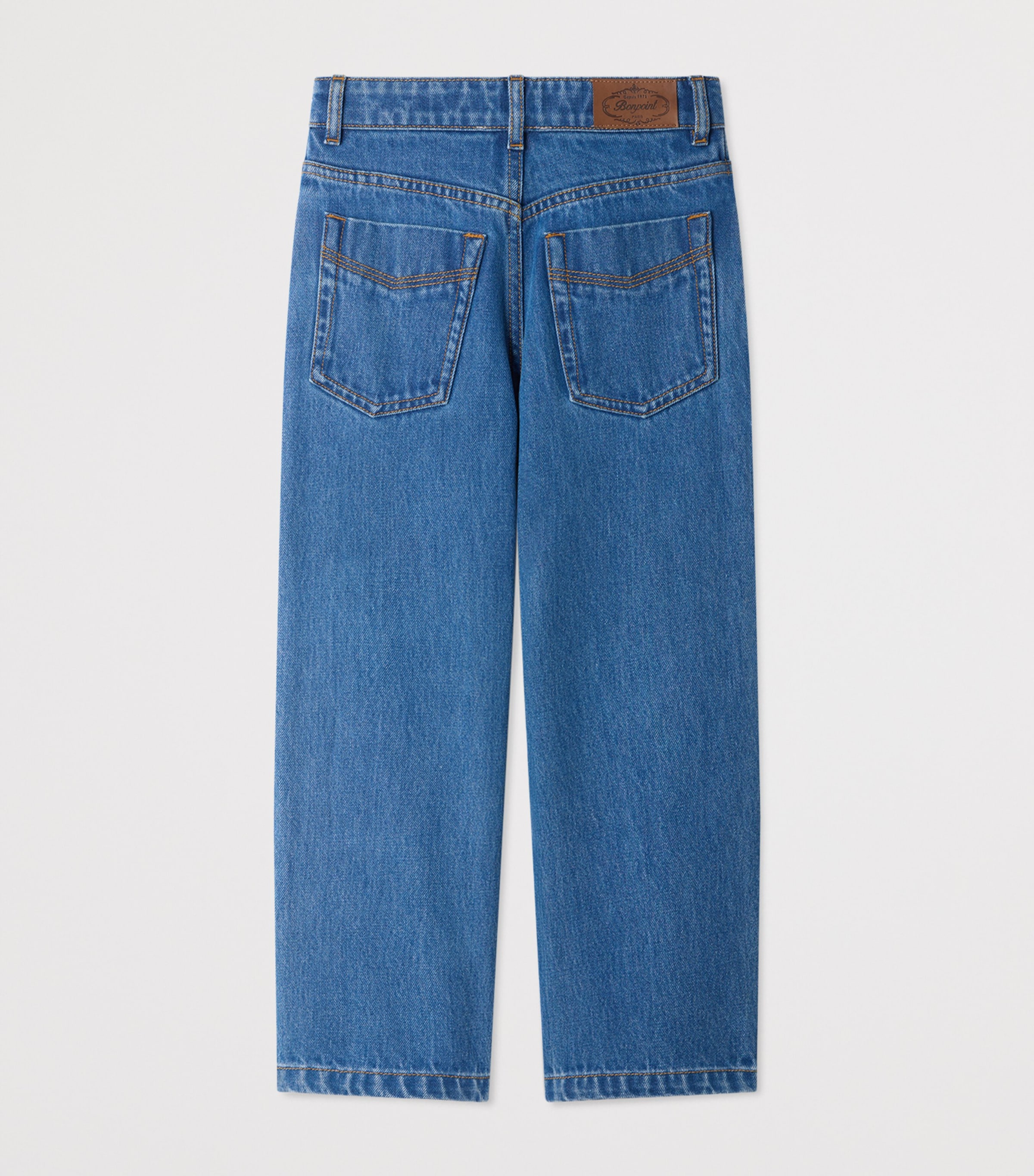 Bonpoint Straight Jeans (4-8 Years) Jean Clair Image 2