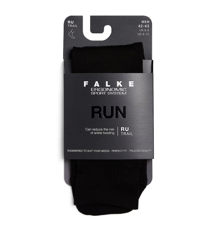 RU Trail Running Socks BLACK MIX-3010 Image 1