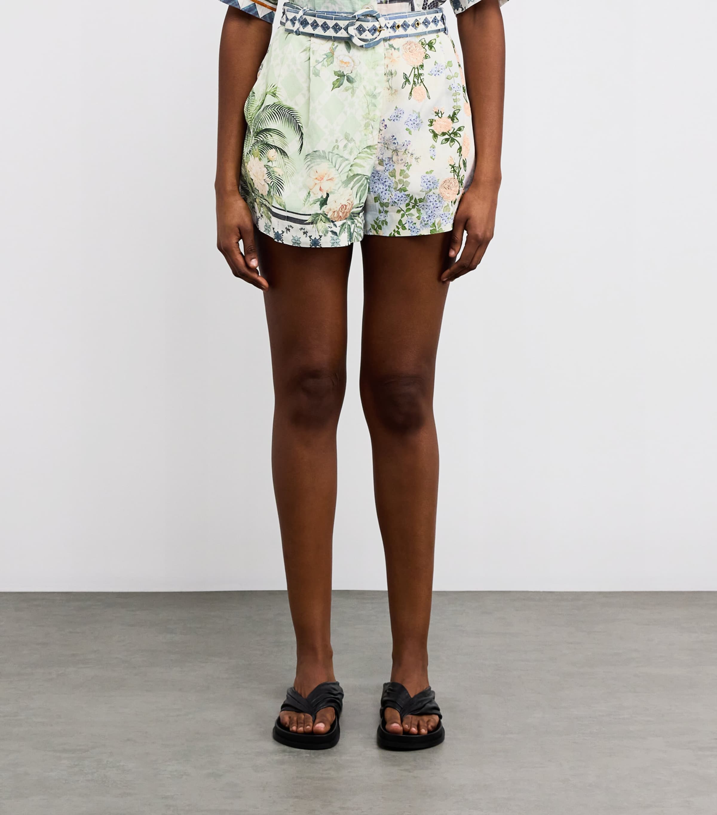 Jardim Party Belted Shorts JARDPART Image 3