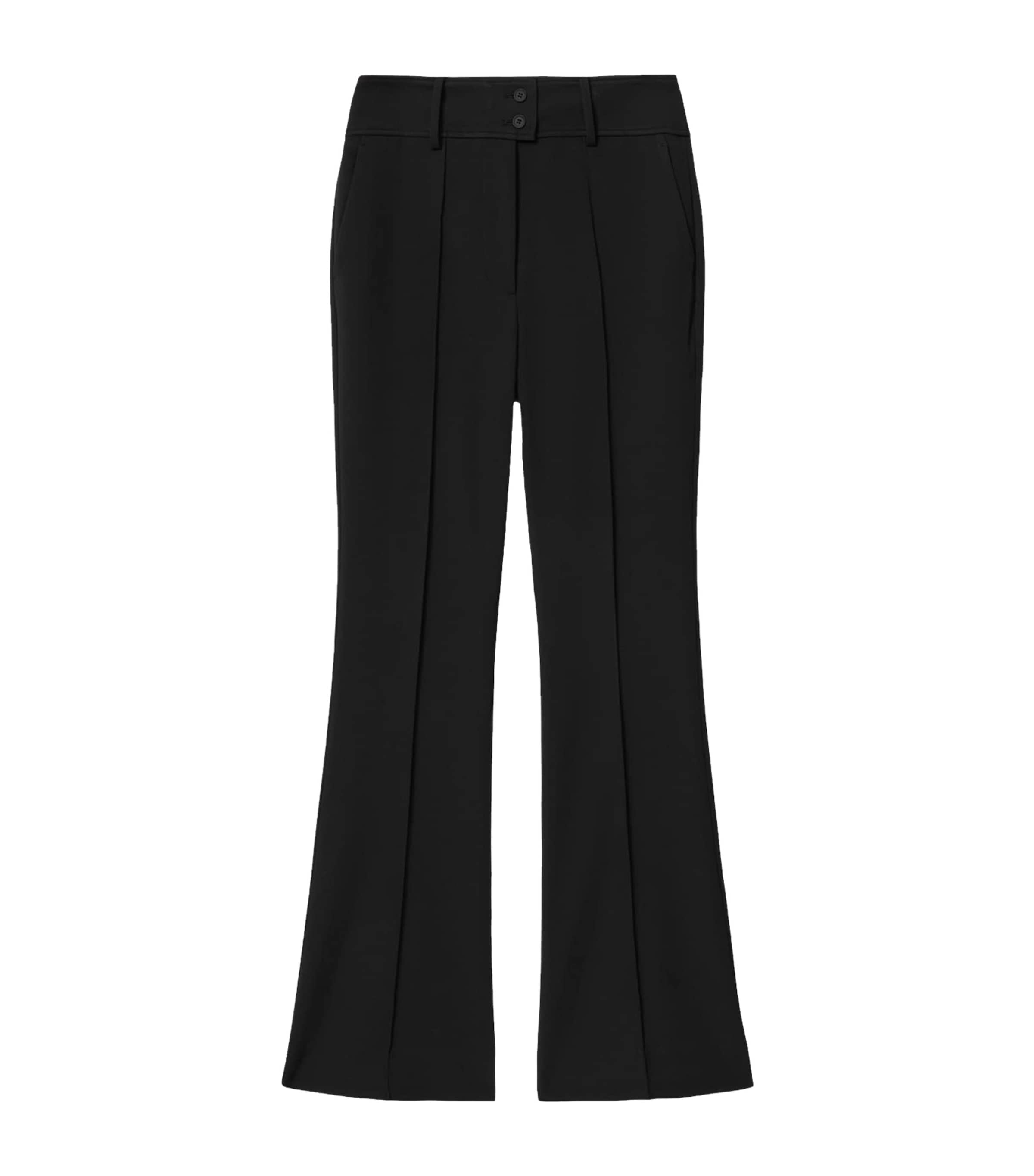 AllSaints Womens Astra Flared Trousers Black Image 1