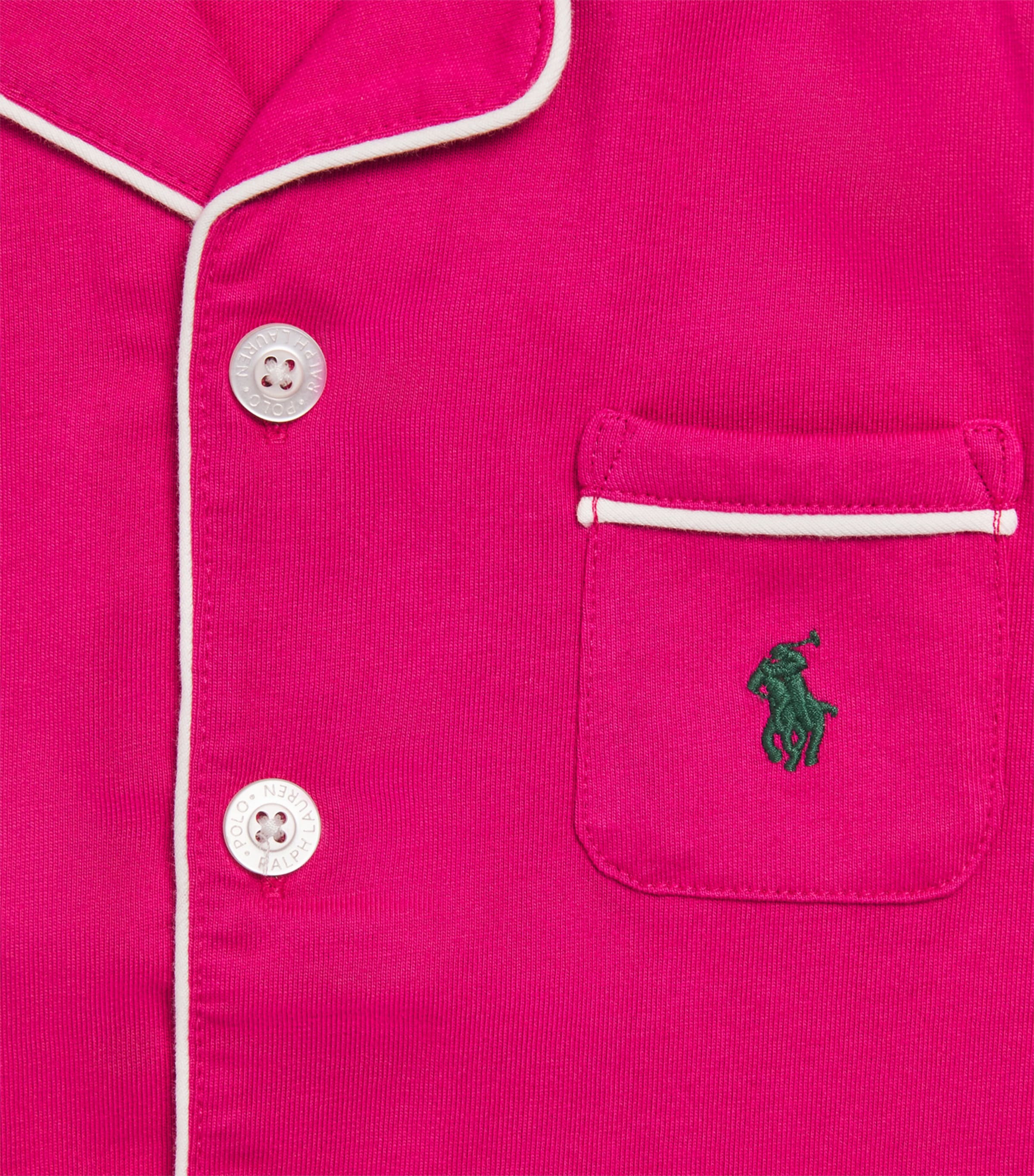 Cotton Shirt and Trousers Pyjama Set (4-6 Years) PREPPY PINK Image 4