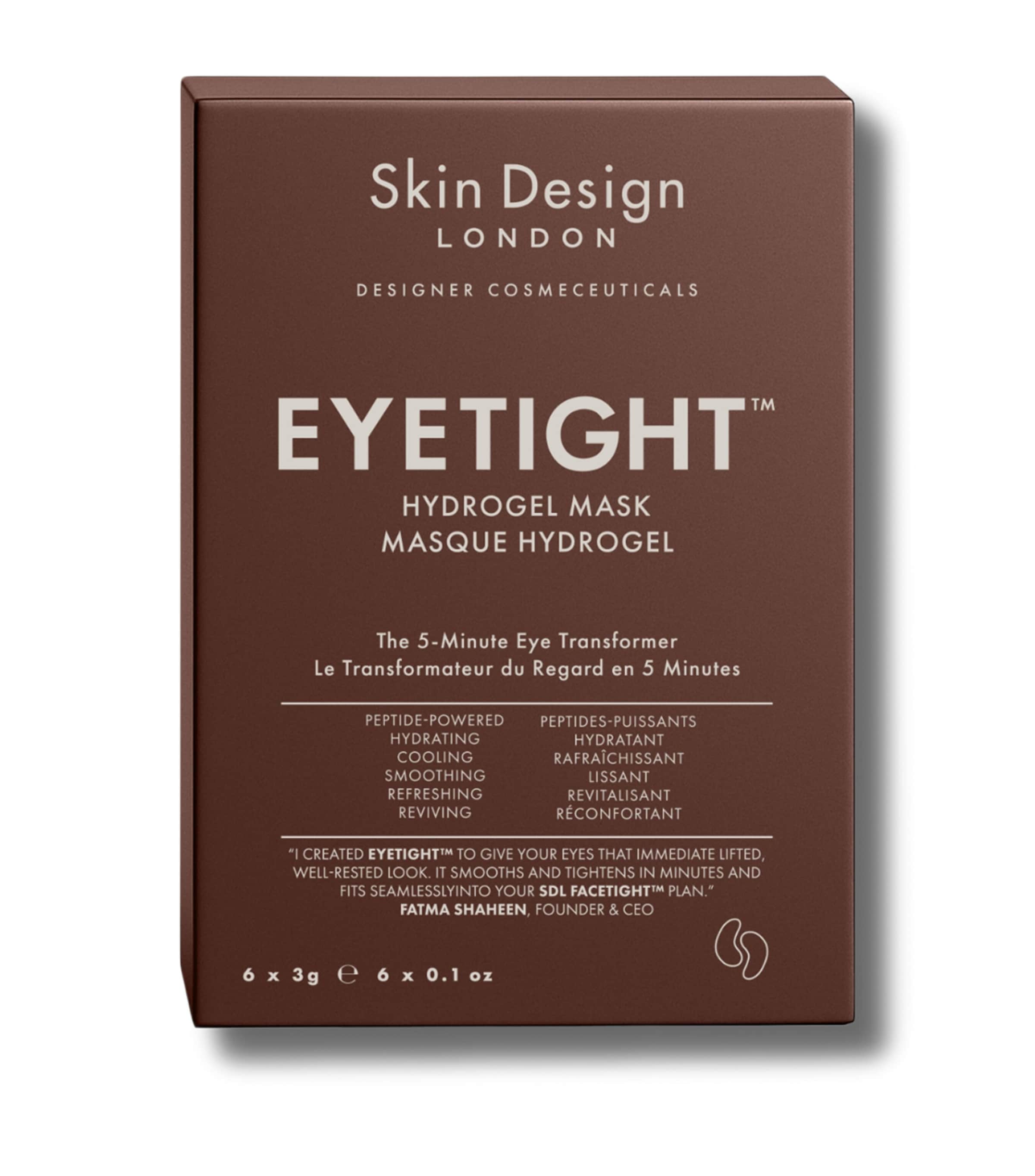 Skin Design London Eyetight Hydrogel Mask (6 x 3g) Image 2