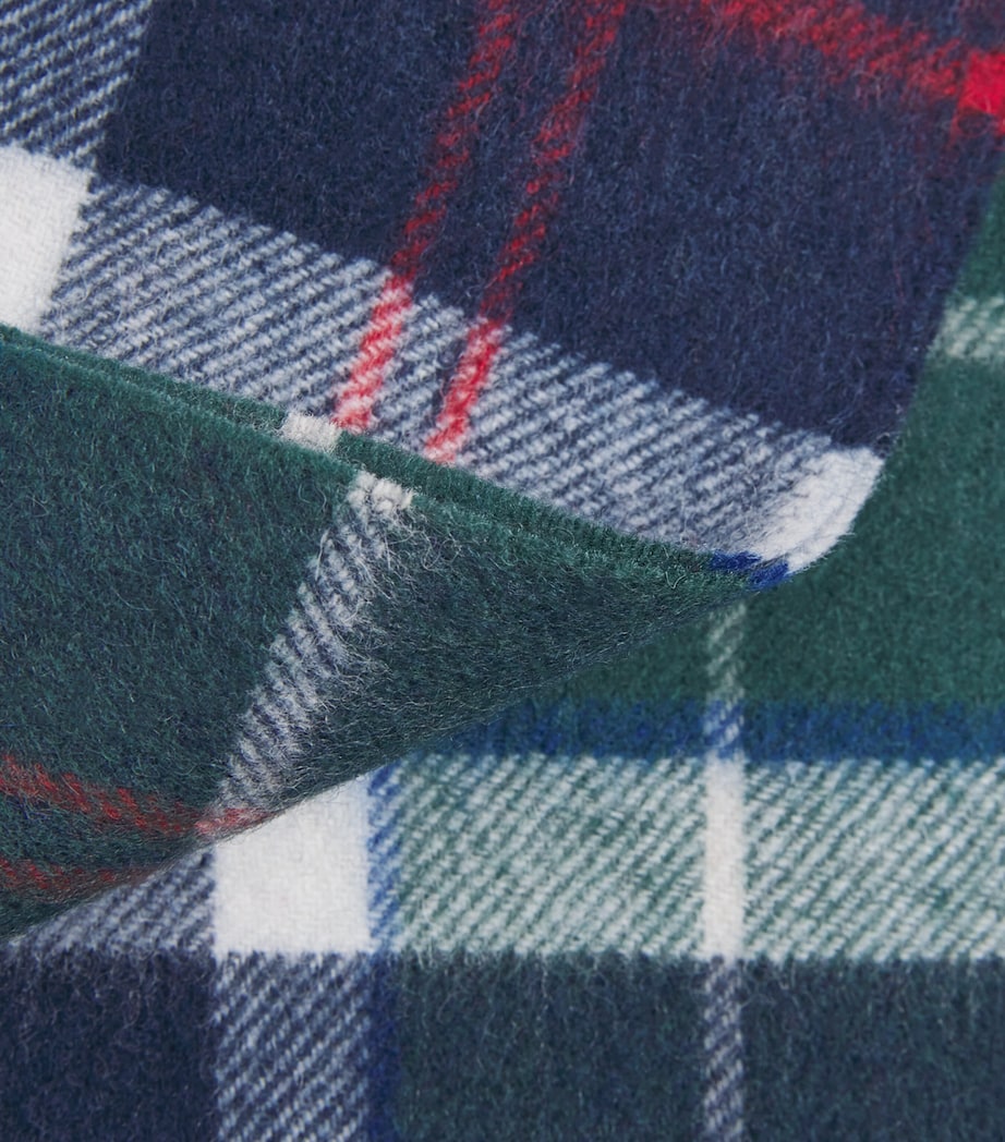 Barbour Wool-Cashmere Tartan Scarf Evergreen Tartan Image 2