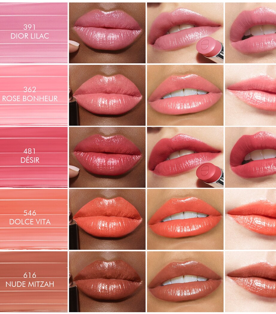 Dior Addict Shine Refillable Lipstick 652 ROSE DIOR Image 5