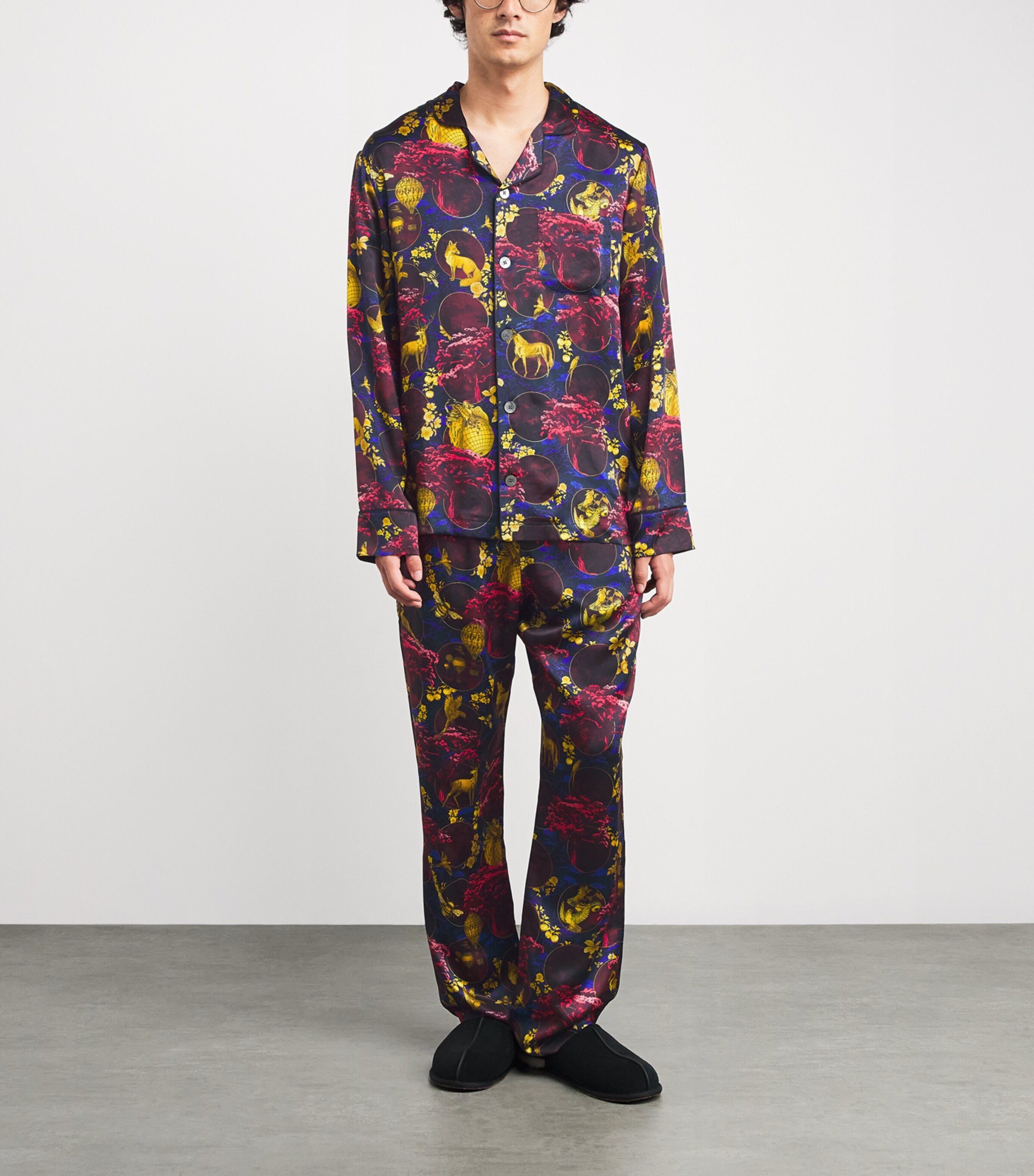 Silk Toile Pyjama Set MULTI Image 2