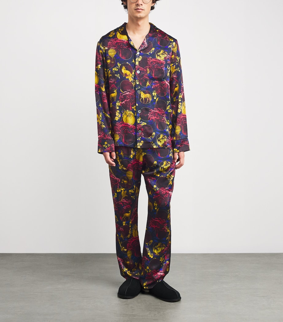 Silk Toile Pyjama Set MULTI Image 2
