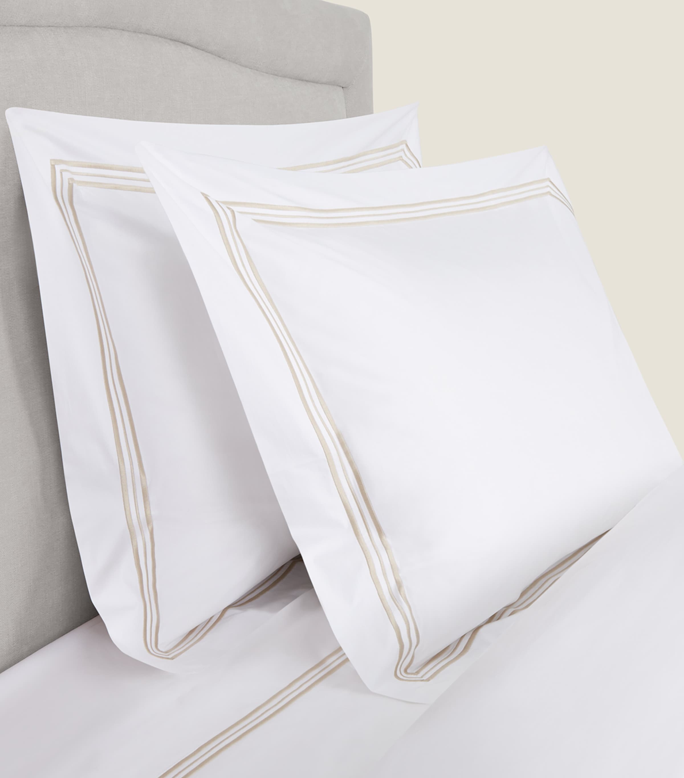 Triplo Super King Flat Sheet Set (270cm x 320cm) BE79  WHITESAVAGE Image 2