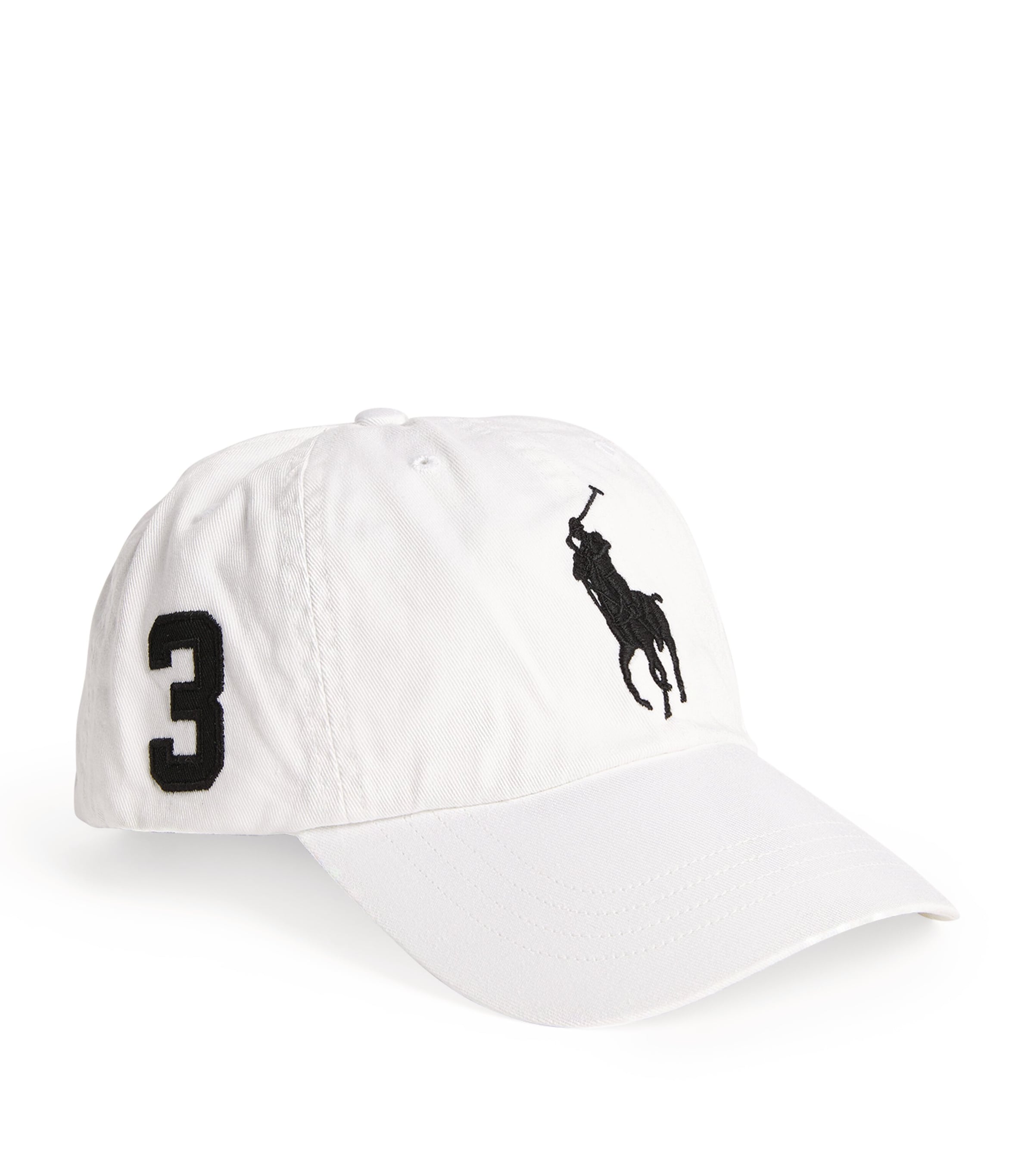 Polo Ralph Lauren Cotton Big Polo Pony Baseball Cap White Image 1
