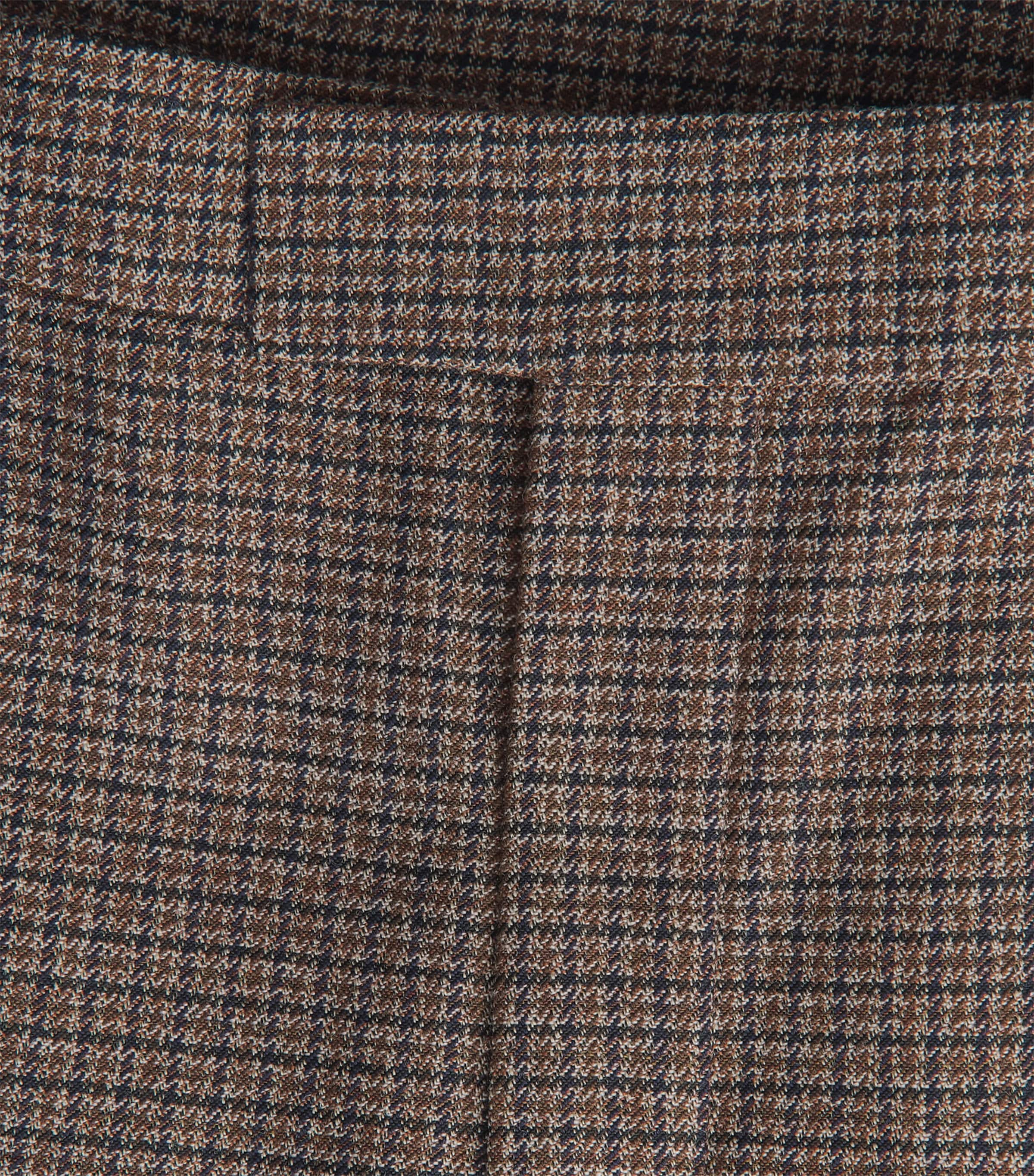 AMI Paris Brown Wool Houndstooth Balloon Trousers | Harrods US