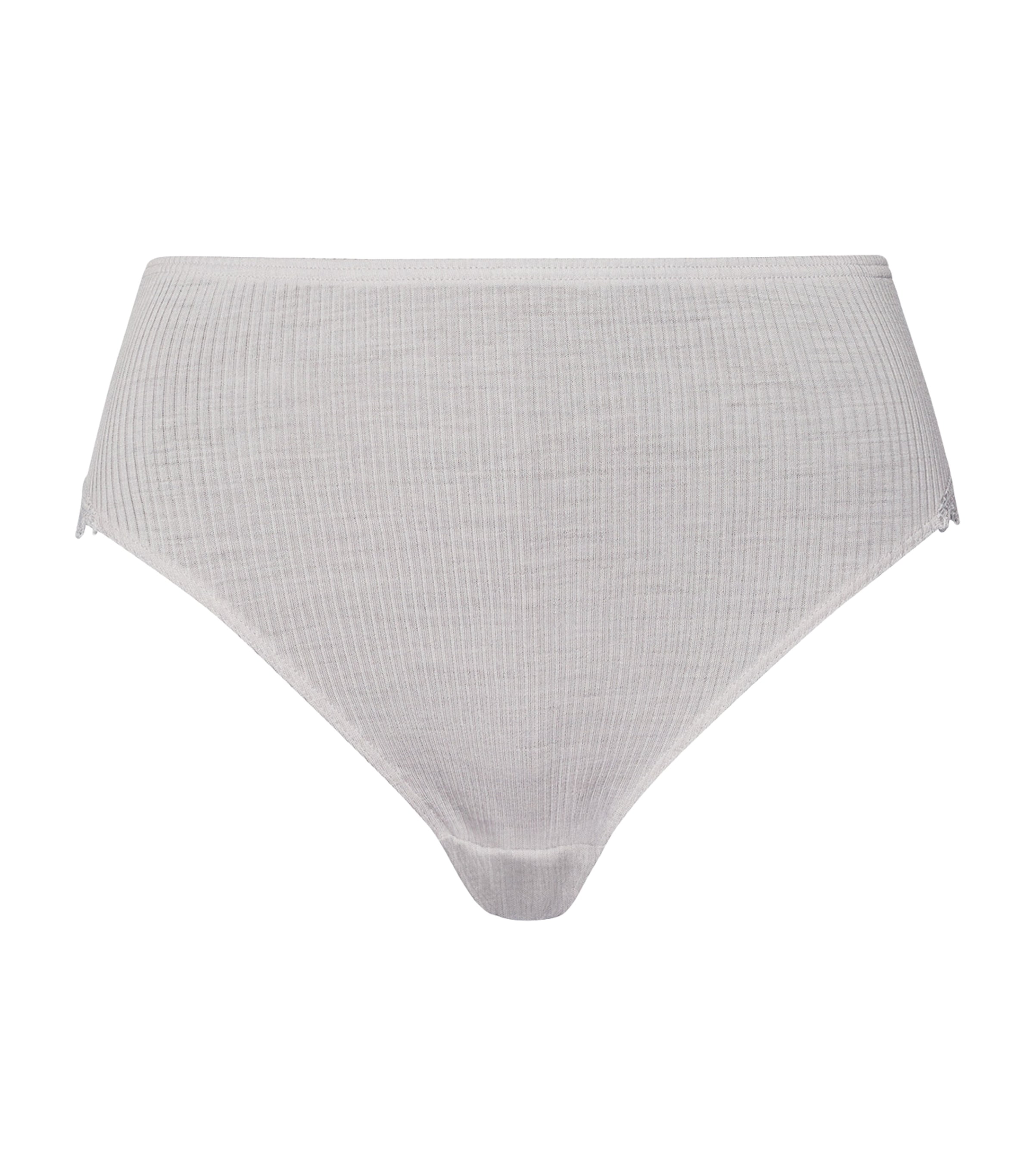 Wool-Silk Celeste Maxi Briefs SILVER VAPOR Image 1