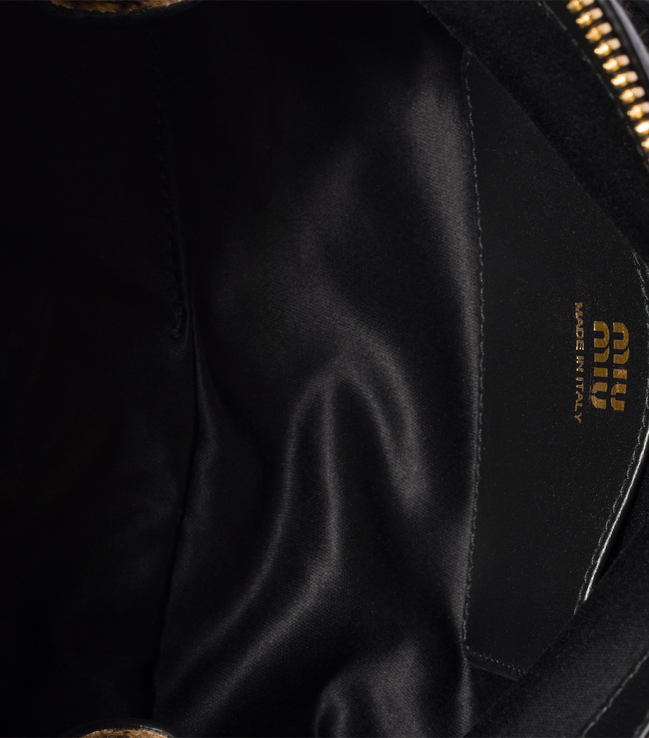 Calf Hair Leopard Clutch Bag F0151 Image 6