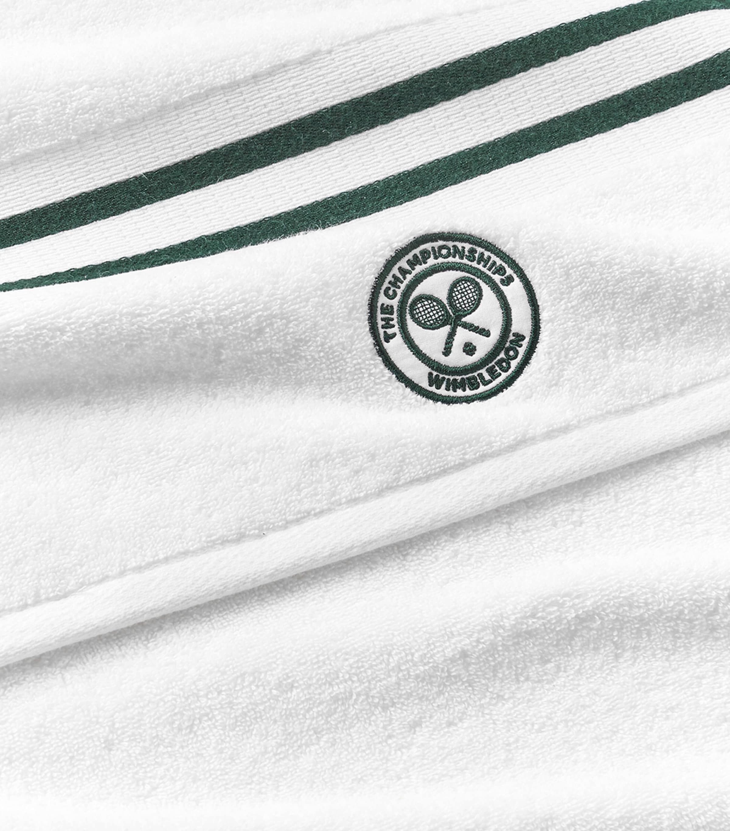 Christy x Wimbledon Baseline Bath and Hand Towel Set Green Image 2