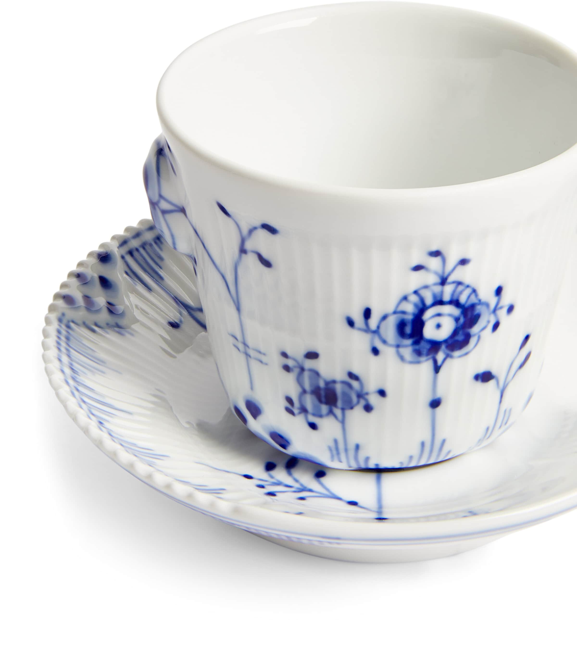 Royal Copenhagen Blue Elements Espresso Cup and Saucer Blue Image 5