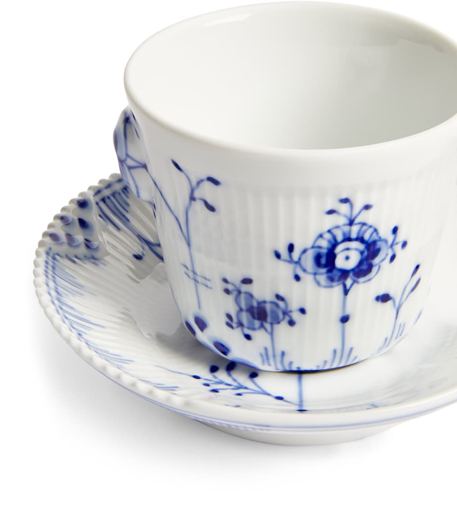 Royal Copenhagen Blue Elements Espresso Cup and Saucer Blue Image 5