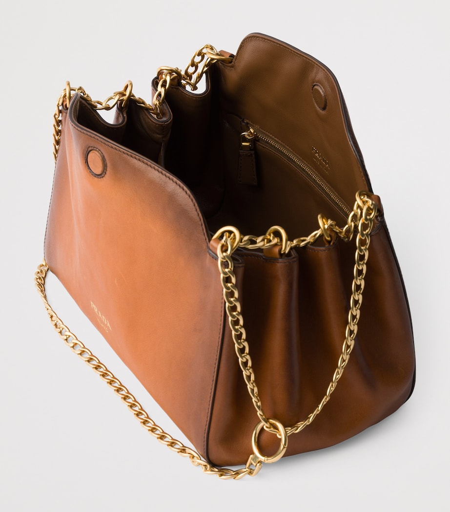 Small Leather Tumulte Shoulder Bag F0046 Image 4