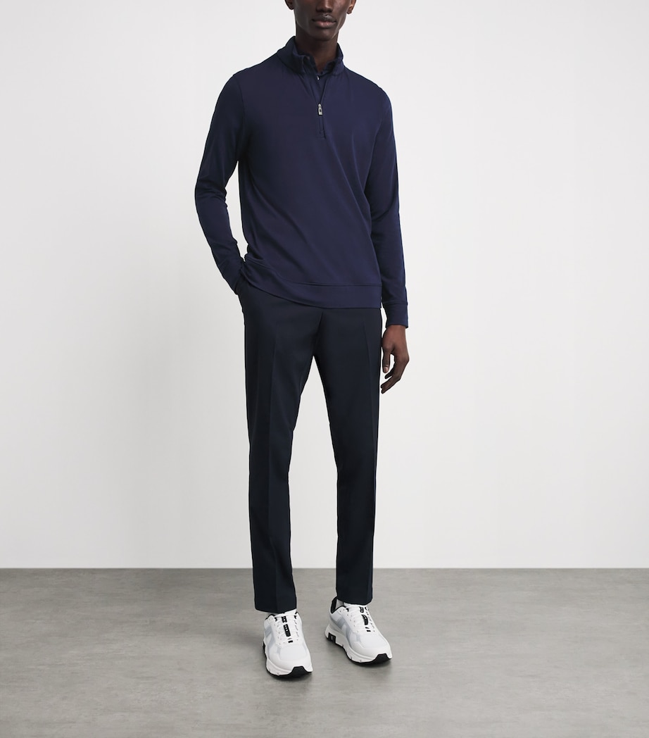 Capture Midlayer Half-Zip Top K0104903 A BLU/CATMN Image 2