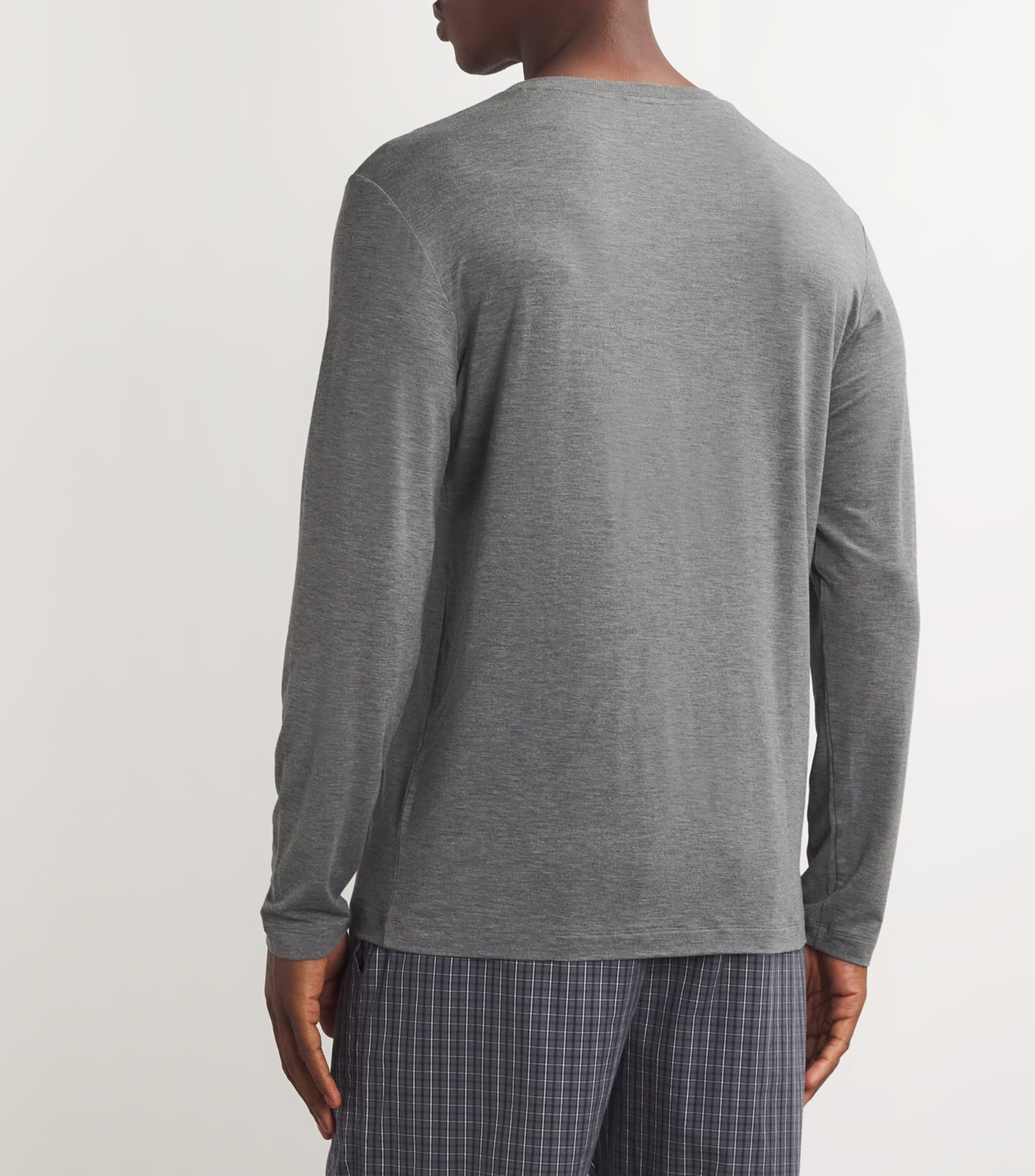 Casuals V-Neck T-Shirt 1945/STONE MELANGE Image 4