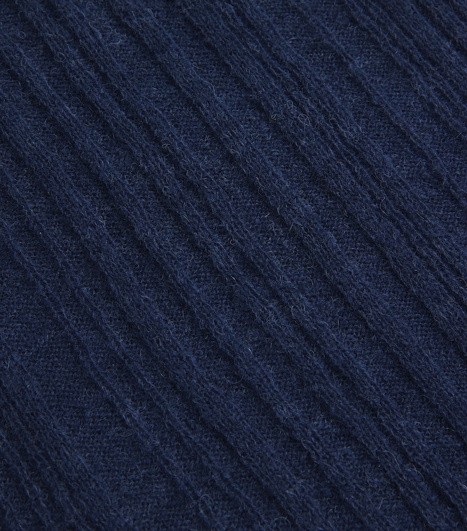 Wool-Blend Molony Rollneck Sweater INDIGO Image 5