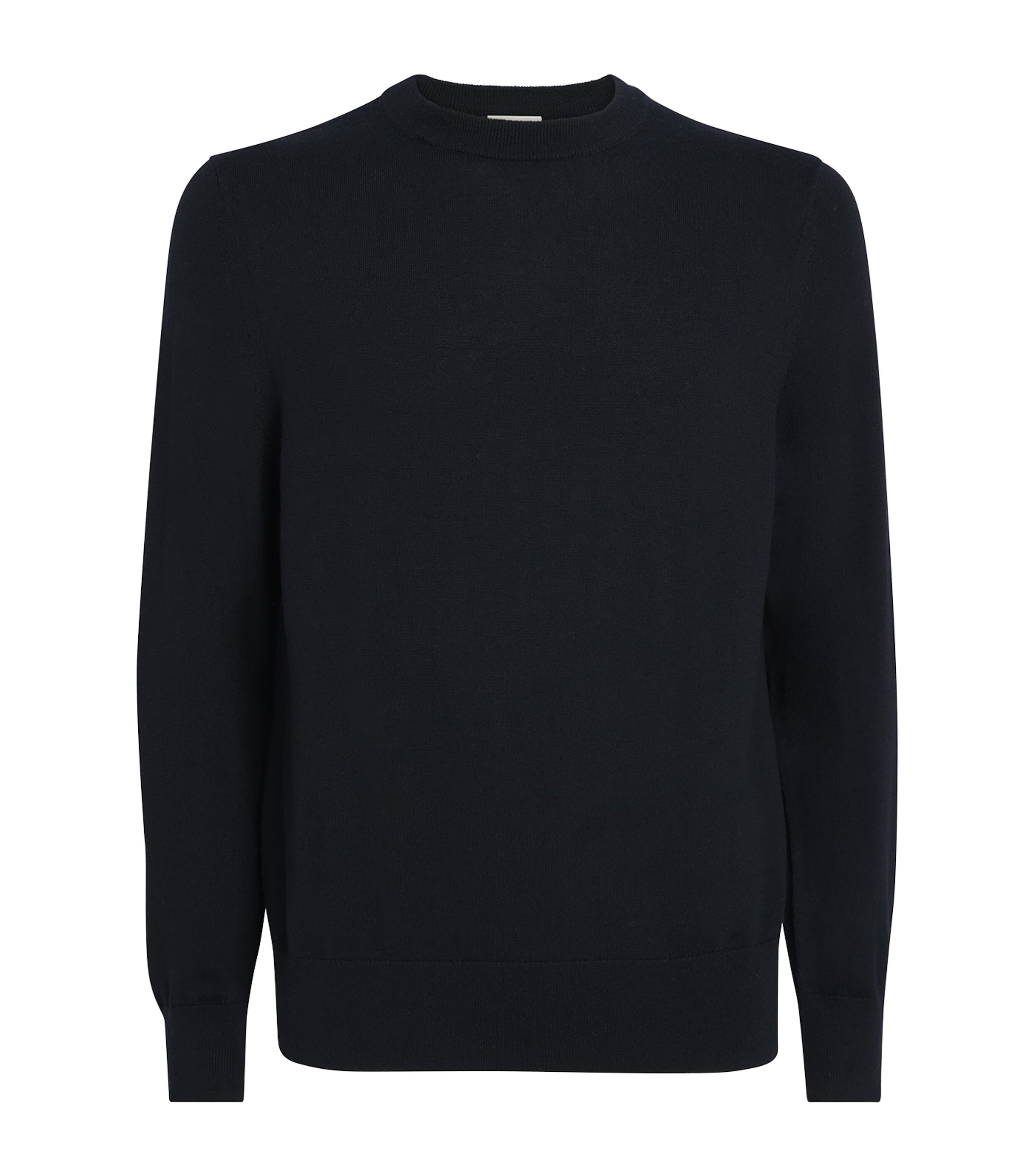Wool Crew-Neck Sweatshirt NAVY BLUE Image 1