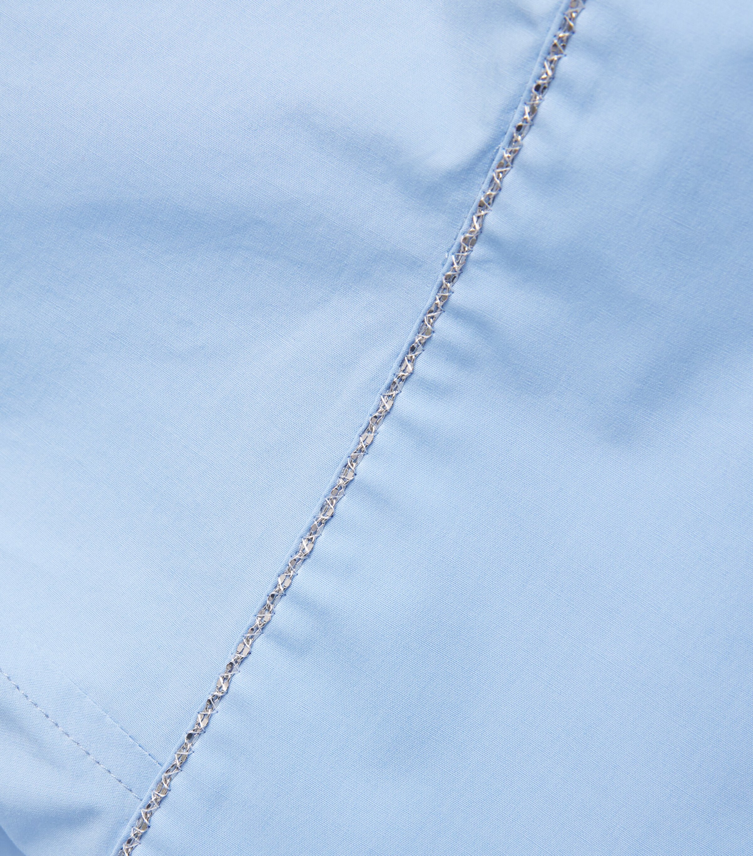 Cotton Cropped Shirt 5151 CELESTE Image 5