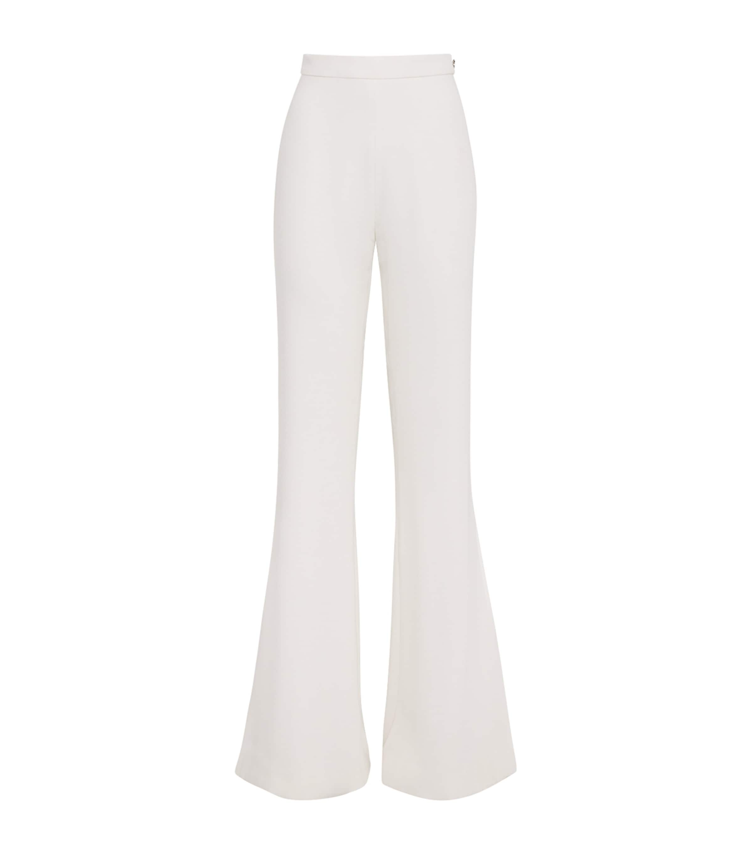 GAURAV GUPTA FLARED HIGH-RISE TAILORED TROUSERS