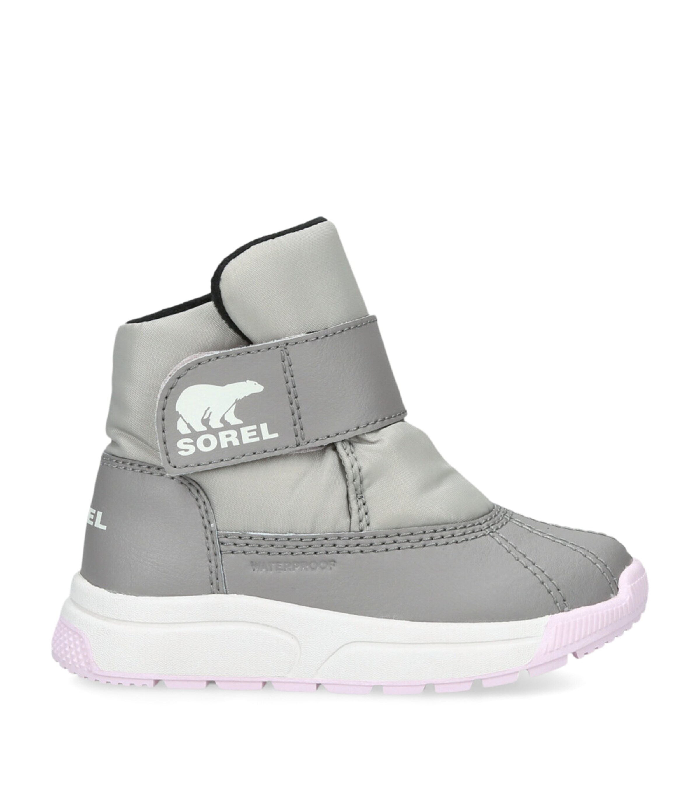 Whitney III Velcro Snow Boots GREY Image 1