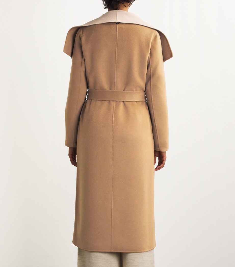 Wool Mai-CN Wrap Coat LIGHT CAMEL-TRENCH Image 4