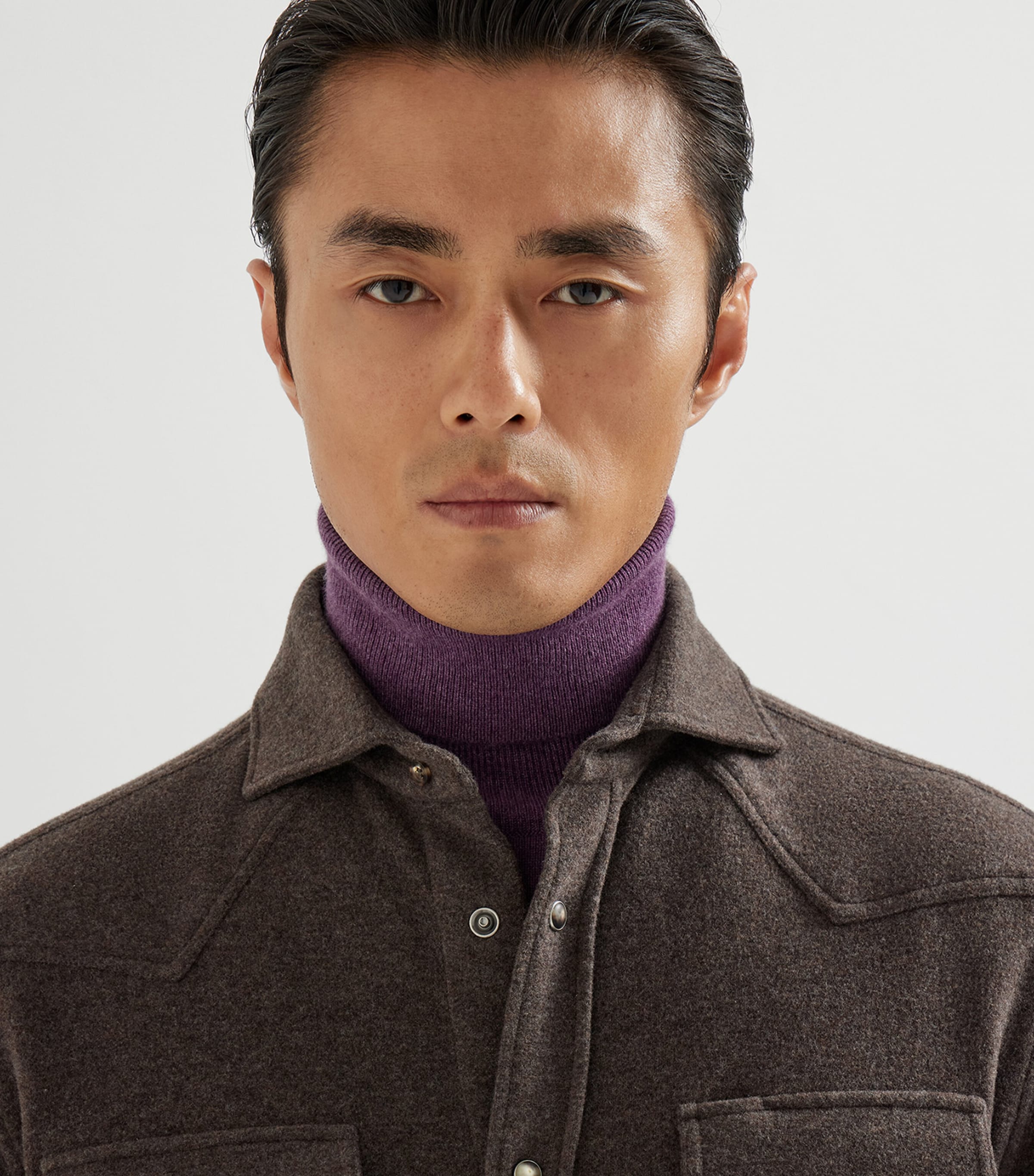 Virgin Wool Overshirt C2559 Image 2