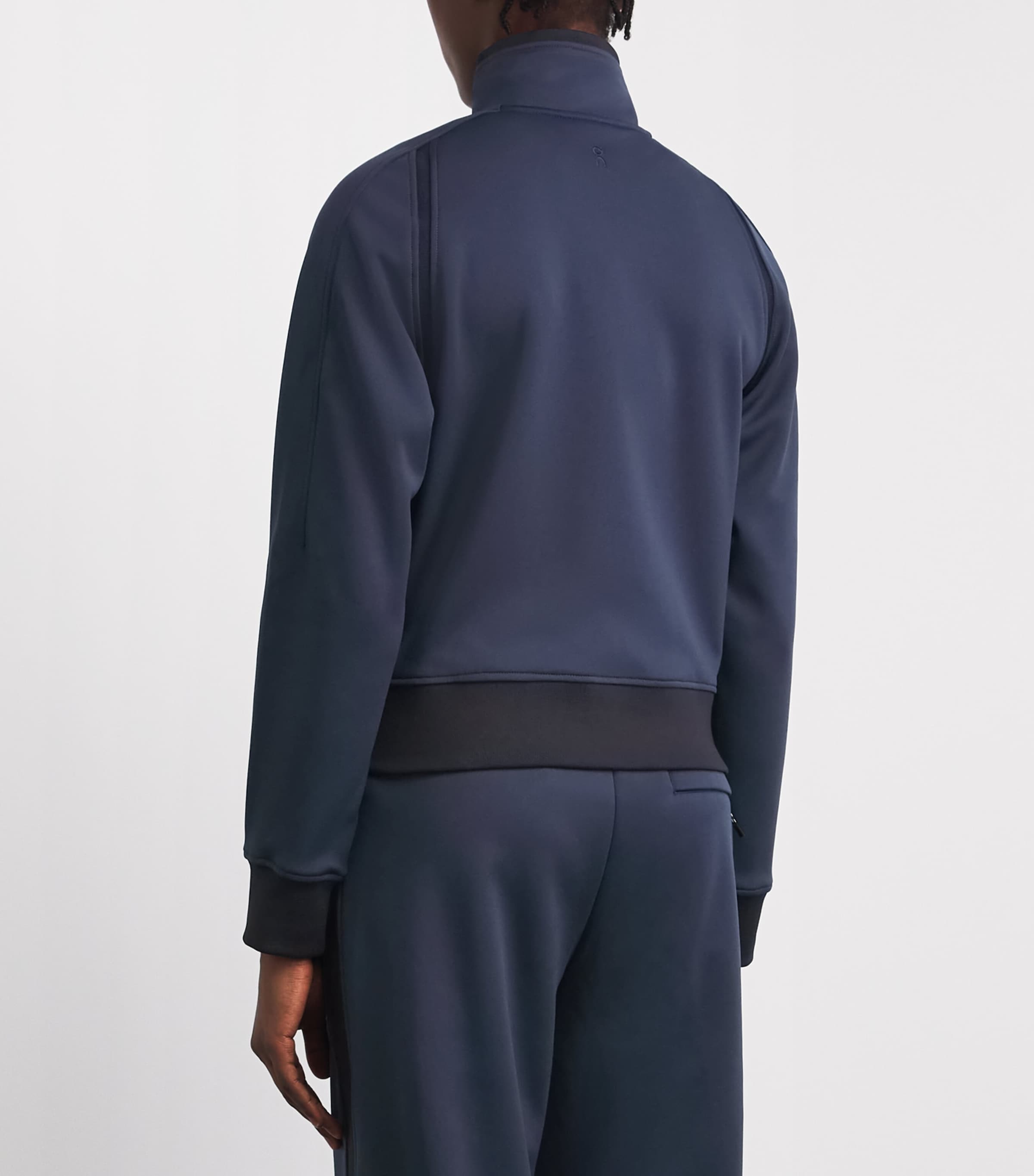 On Womens Courtside Zip-Up Jacket Dark Blue Image 5