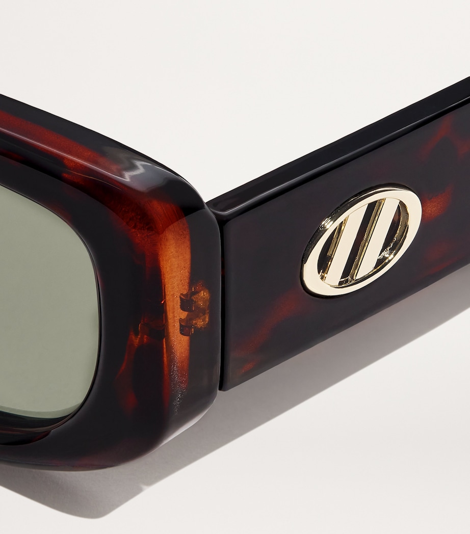 Le Specs Monopoly Sunglasses Tort Khaki Image 4