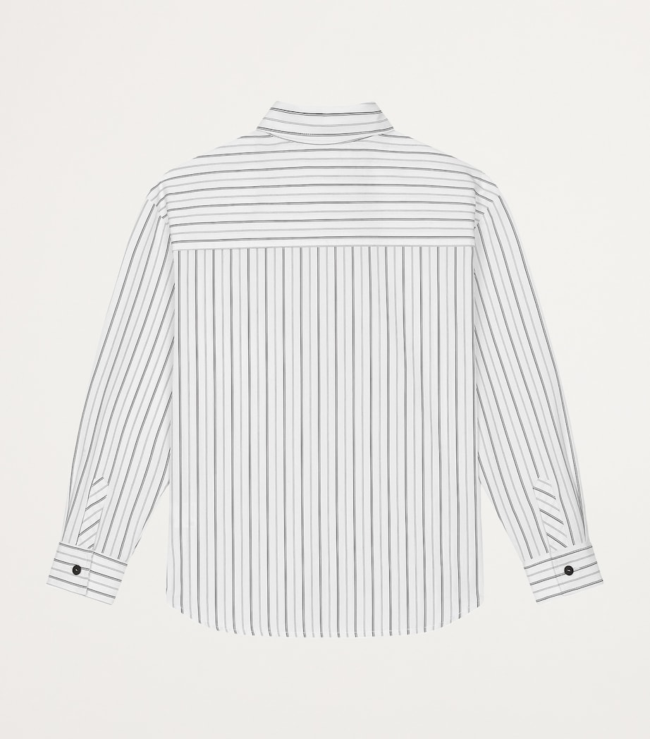 Cotton Stripe Shirt (8-12+ Years) S8051-STRIPED Image 2