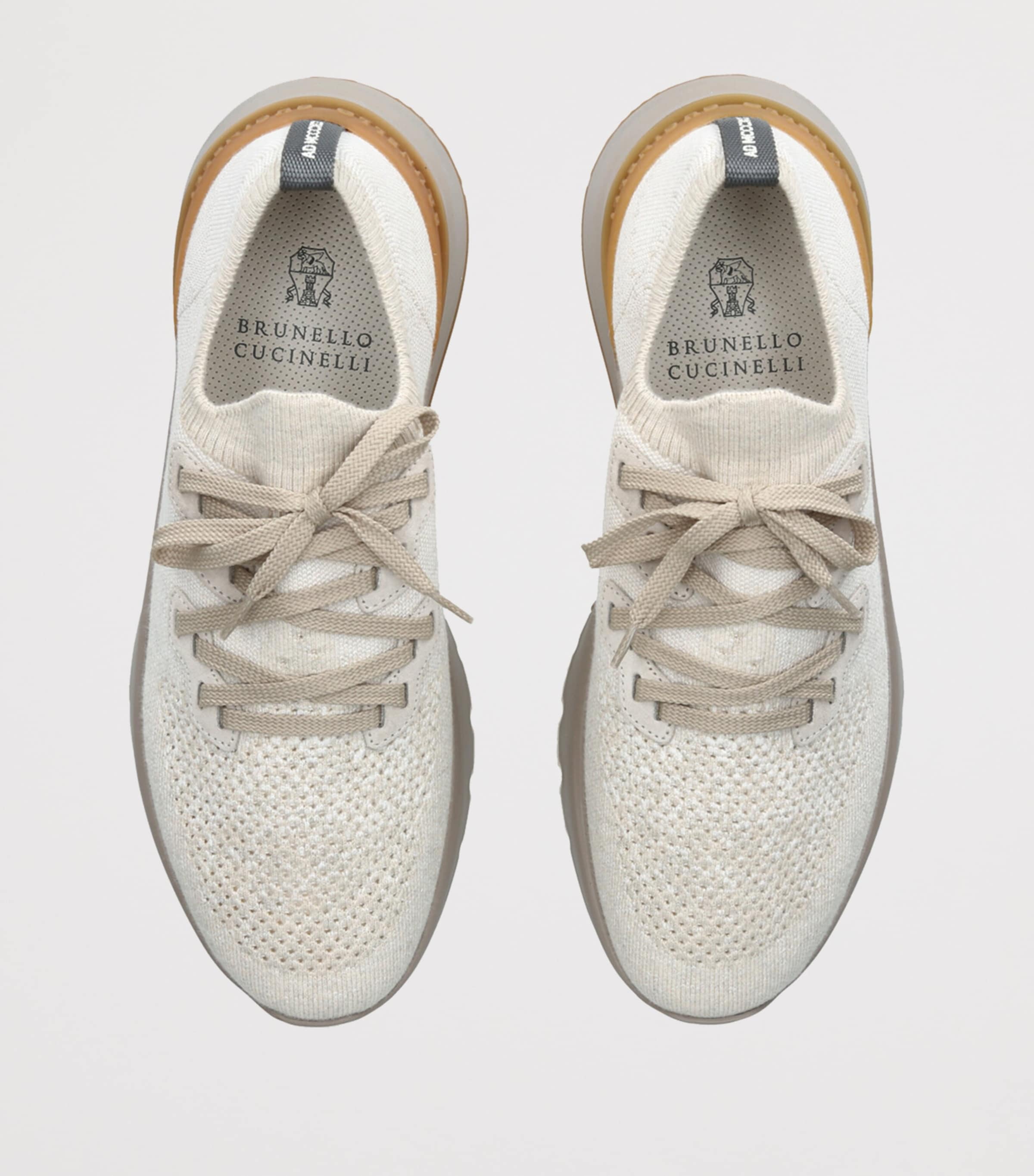 Knitted Sneakers BEIGE Image 4