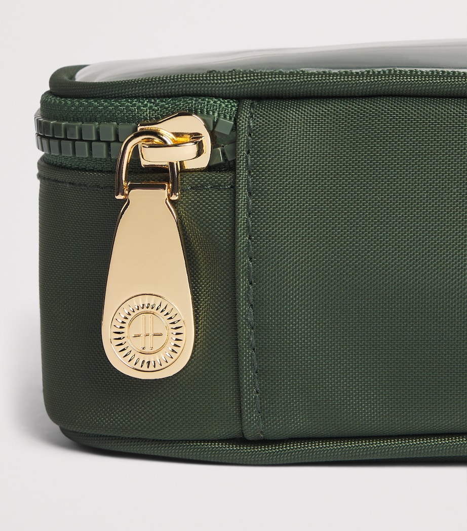 Harrods Clear Cosmetic Bag Green Image 5