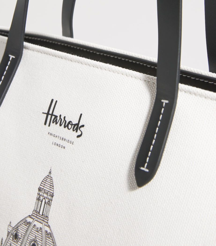 Building Landscape Shopper Bag CREAM Image 3