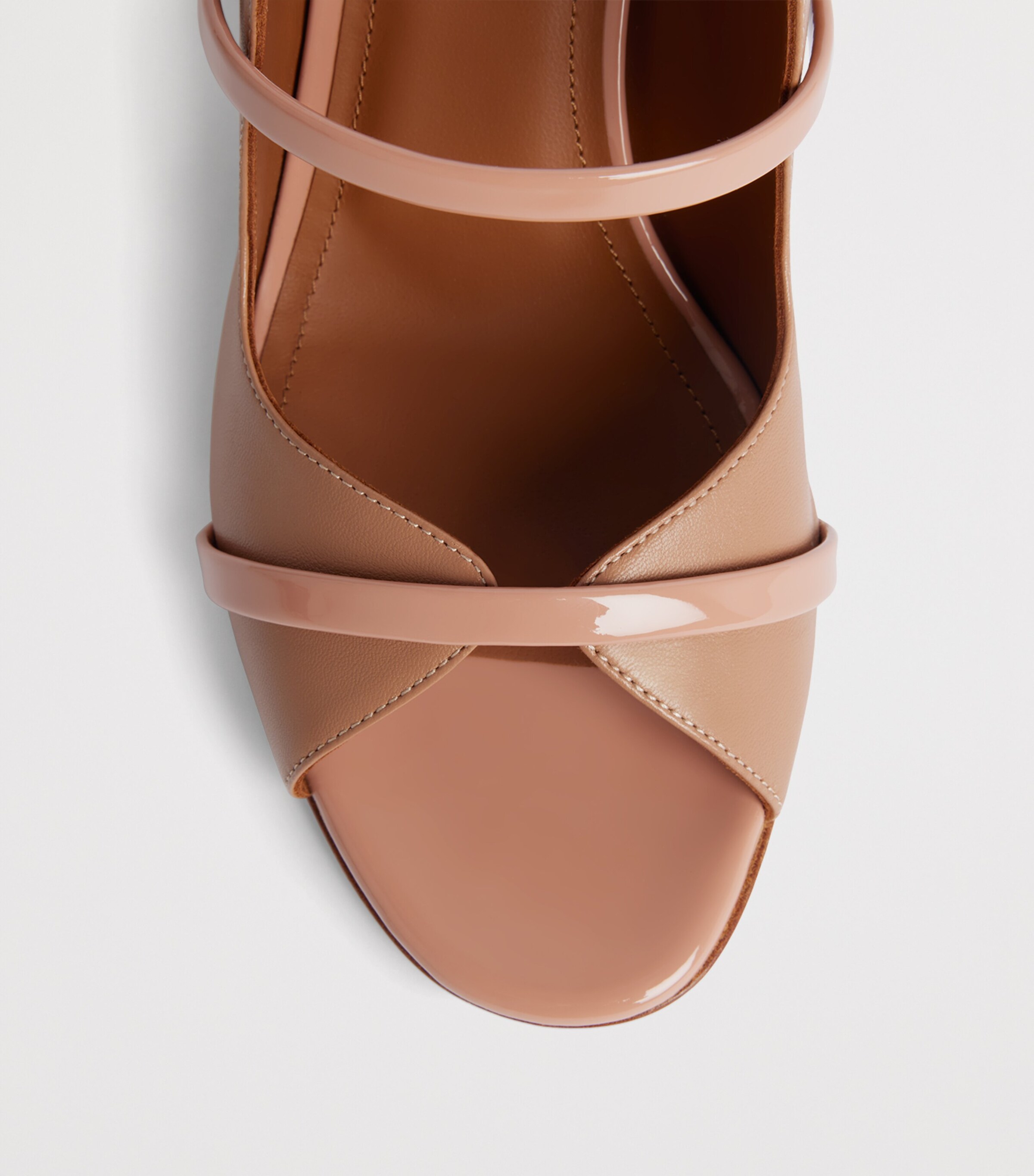 Leather Norah Heeled Sandals 70 BLUSH Image 5