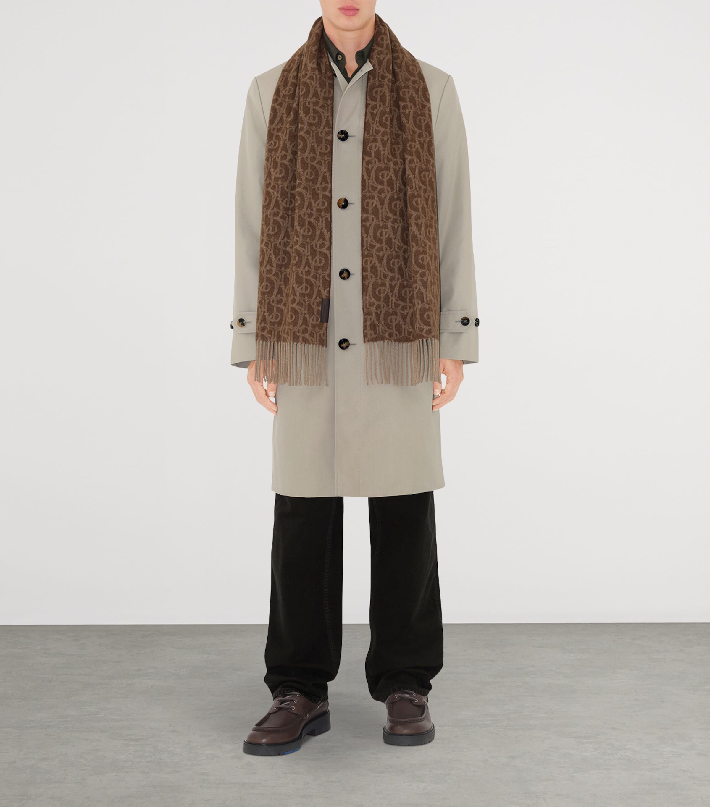 Cashmere B Charm Scarf TWIG Image 4