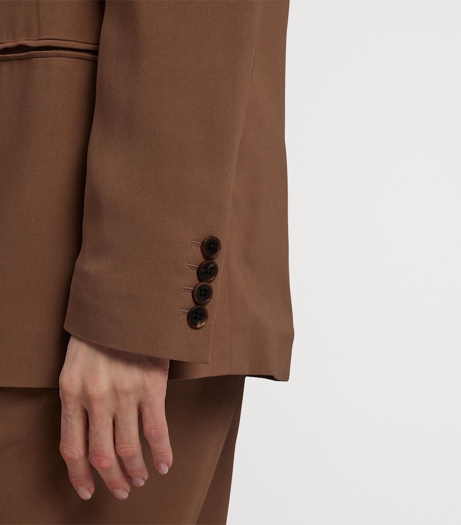 Double-Breasted Timothy Blazer LIGHT TOFFEE Image 8