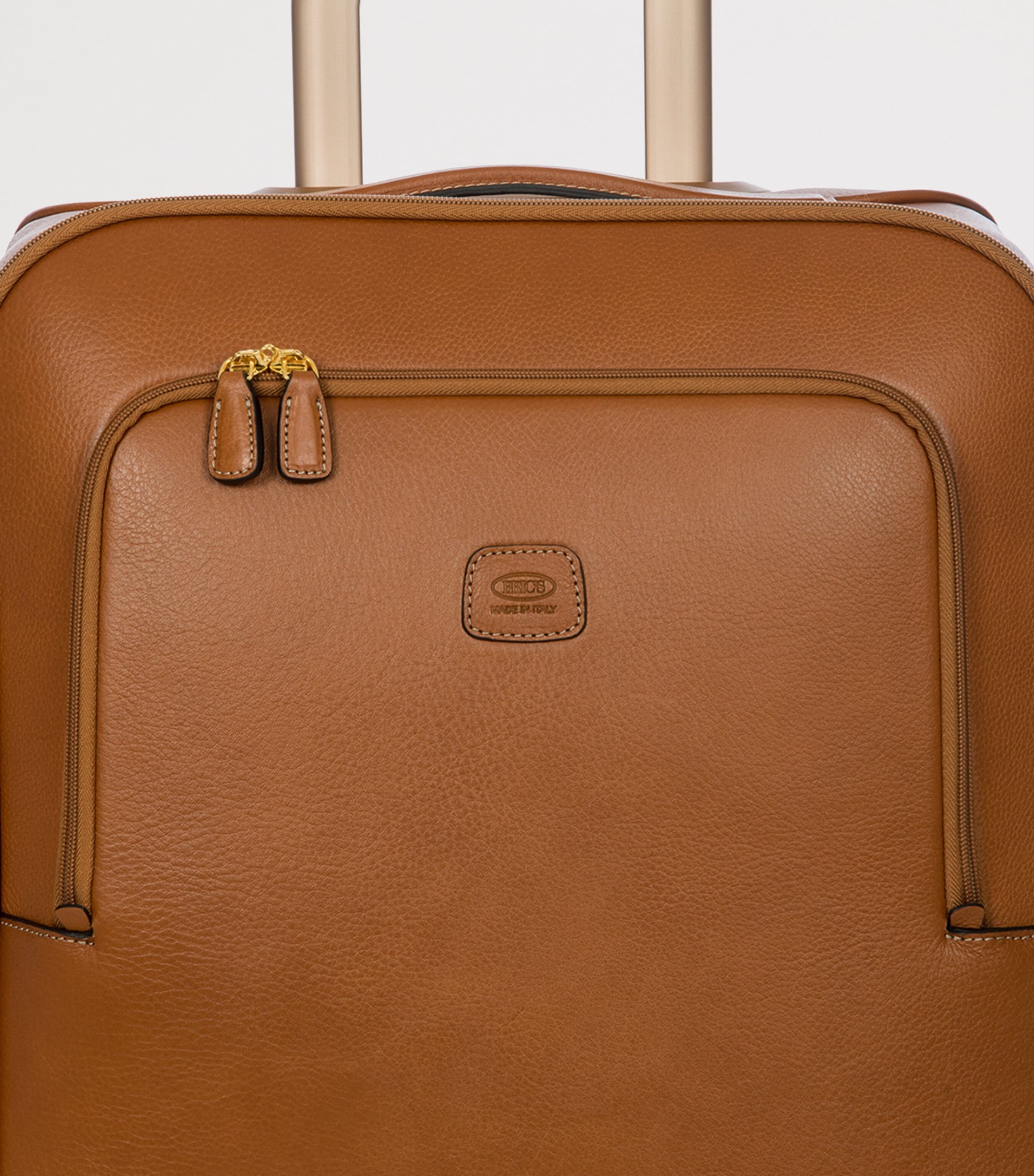 Leather Life Pelle Suitcase (55cm) TAN Image 7