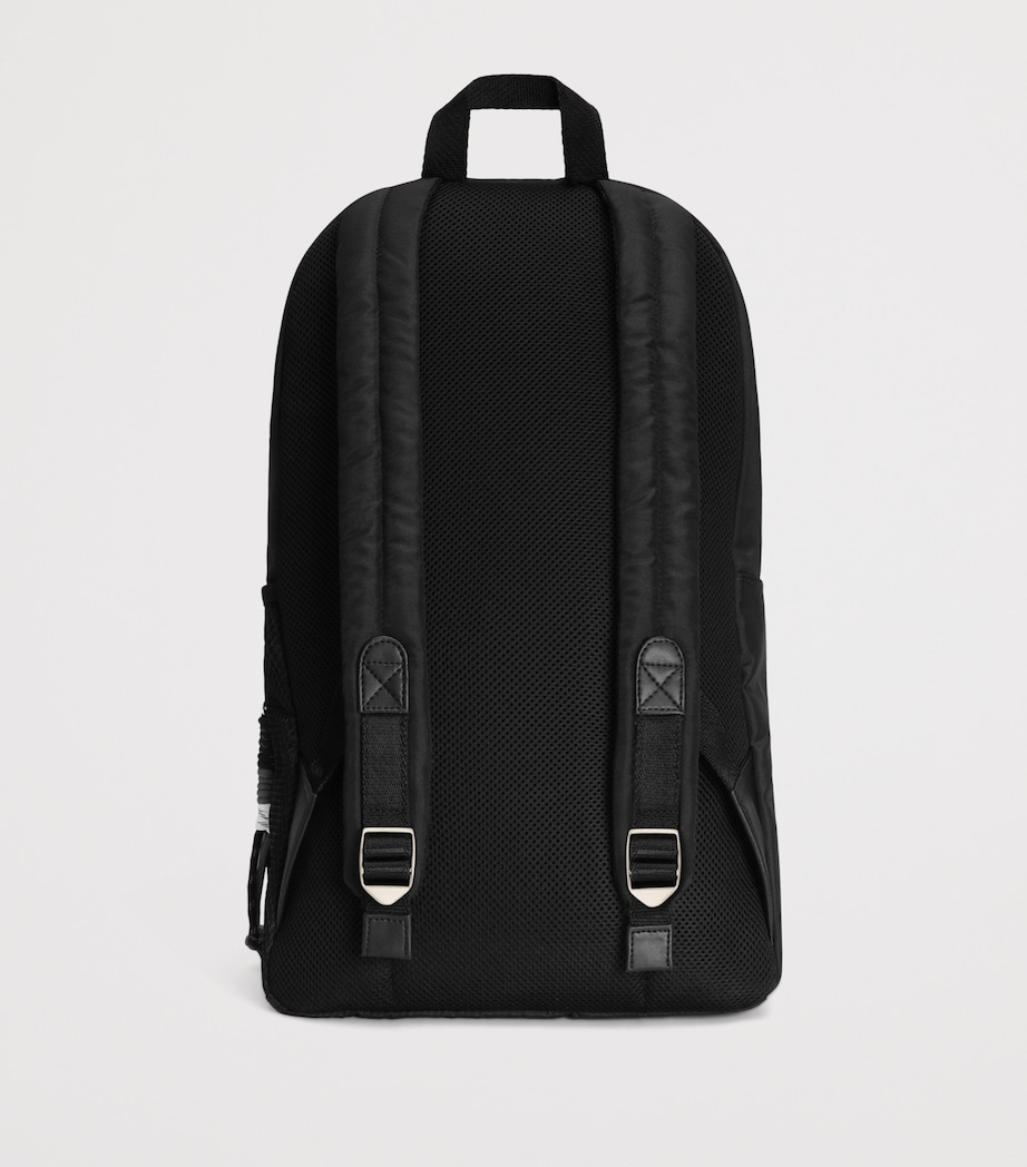 Mesh Logo Backpack 8B939-BLACK/WHITE Image 3